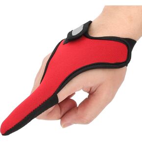 3Pcs Fishing Single Finger Protector Non Slip Fishing Glove Unisex Elastic Glove