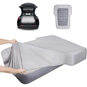 Full Sheets for Car Bed Air Mattress, Car Air Mattress Deep Pocket Fitted Sheet for Car SUV Mattress Dirt Resistant, Ultra Soft TPU Waterproof (Grey)