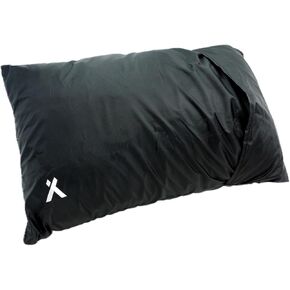 Bear Grylls Camping Pillow, Shredded Memory Foam Travel Pillow with Reversible Cover for Outdoor Use, Black Camping Pillow, Large