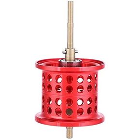 Fishing Reel Spool, Aluminum Fishing Round Bearing Reel Spool for PMAX3/BMAX3/SMAX3 Casting Reels(Red) Pmax3