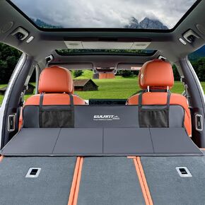 Car Rear Seat Mattress Extension Plate, Foldable Car Back Seat Extender，Portable Mattress for Sleeping, Increase Travel Trunk Space and Car Bed Camping Space for Car, SUV, Model Y/3