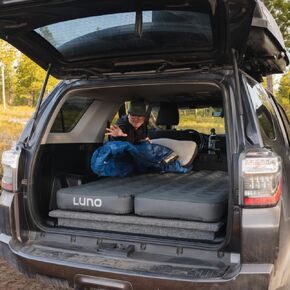 Luno Air Camping Mattress - Compatible with 4th and 5th Gen 4Runners | Ultimate Comfort & Support for 2 People | Made with Durable, Life-Proof Fabrics | 12v Pump Included