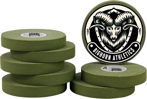 Bighorn Athletics Climbing Finger Tape with Retro Design Female Climber Tin Canister, 0.5-Inch x 45-feet, 8-Rolls, White in Saudi Arabia