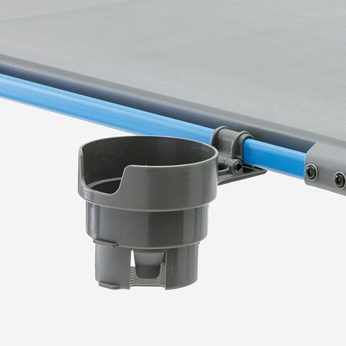 حاملات الأكواب والخطافات من كور | تناسب طاولة الطبخ والتخييم فليكس ريل الخارجية بطول 4 أقدام | محمولة للشاطئ، والنزهات، والساحات الخلفية، والشواء، والبوابة الخلفية، والفناء، والحفلات | تتضمن 4 حاملات أكواب و4 خطافات in Kuwait