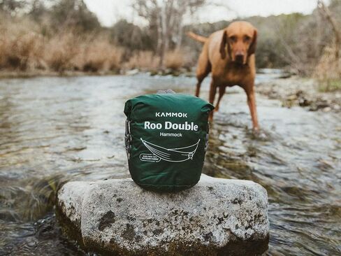 KAMMOK: Roo Double Hammock | Made from Strong & 100% Recycled Water Resistant Ripstop Fabric | Comfortable, Packable, Lightweight (Lifetime Adventure Grade Warranty), Ocean Print in Saudi Arabia