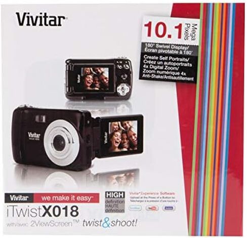 Vivitar VXX14 20.1 MP Selfie Cam آلة تصوير رقمية, أحمر in Kuwait