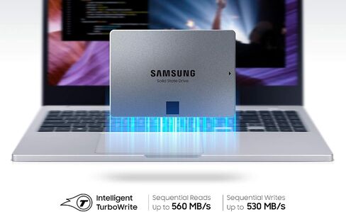 SAMSUNG 870 QVO SATA III SSD 8TB 2.5" Internal Solid State Drive, Upgrade Desktop PC or Laptop Memory and Storage for IT Pros, Creators, Everyday Users, MZ-77Q8T0B in Kuwait