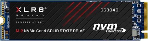 PNY XLR8 CS3040 500GB M.2 NVMe Gen4 x4 Internal Solid State Drive (SSD) - M280CS3040-500-RB in Saudi Arabia