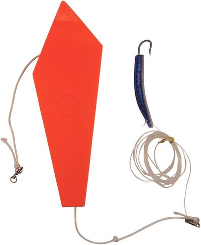 DFYUJU Splashing Float Trolling Planer Board Set Left & Right with Flash Scale Spoon Trolling Spoon Accessory Fishing Lure for Saltwater Fishing Trolling in Saudi Arabia