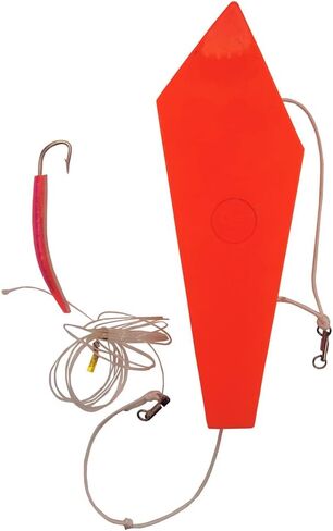 DFYUJU Splashing Float Trolling Planer Board Set Left & Right with Flash Scale Spoon Trolling Spoon Accessory Fishing Lure for Saltwater Fishing Trolling in Saudi Arabia