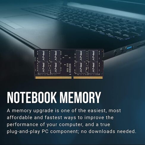 PNY Performance 8GB DDR4 2400MHz (PC4-19200) CL17 1.2V Notebook/Laptop (SODIMM) Computer Memory – MN8GSD42400 in Saudi Arabia
