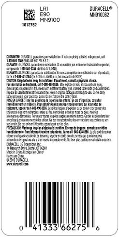 Duracell N 1.5V Alkaline Battery, 2 Count Pack, N 1.5 Volt Alkaline Battery, Long-Lasting for Medical Devices, Key Fobs, GPS Trackers, and More in Saudi Arabia