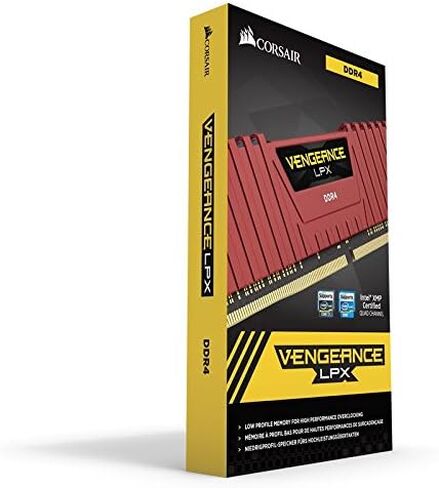 Corsair CMK4GX4M1A2400C16 Vengeance LPX 4GB (1 x 4GB) DDR4 DRAM 2400MHz (PC4-19200) C16 Memory Kit, Black in Saudi Arabia