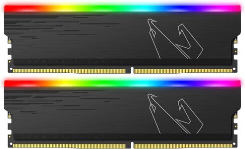 Gigabyte AORUS GP-ARS16G37 (RGB/ 16GB RAM Memory Kit (2x8GB)/ 3733MHz/ Supports AORUS Memory Boost/ RGB Fusion 2.0/ Selected Memory Ics/ 100% Sorted and Tested/ Memory) in Saudi Arabia