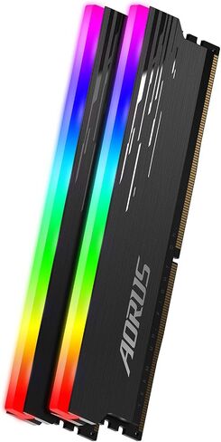 Gigabyte AORUS GP-ARS16G37 (RGB/ 16GB RAM Memory Kit (2x8GB)/ 3733MHz/ Supports AORUS Memory Boost/ RGB Fusion 2.0/ Selected Memory Ics/ 100% Sorted and Tested/ Memory) in Saudi Arabia