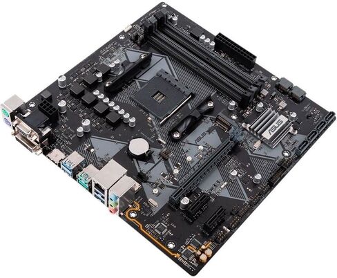ASUS Prime B450M-A/CSM AMD AM4 (3rd/2nd/1st Gen Ryzen Micro-ATX commercial motherboard (1Gb LAN, ECC Memory, D-Sub/HDMI/DVI-D, TPM header, COM port, ASUS Control Center Express) in Kuwait