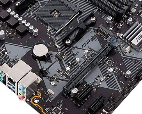 ASUS Prime B450M-A/CSM AMD AM4 (3rd/2nd/1st Gen Ryzen Micro-ATX commercial motherboard (1Gb LAN, ECC Memory, D-Sub/HDMI/DVI-D, TPM header, COM port, ASUS Control Center Express) in Kuwait