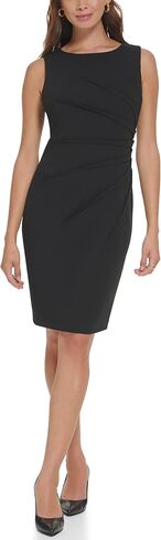 Calvin Klein Women's Sleeveless Sheath Dress with Starburst Detail in Kuwait