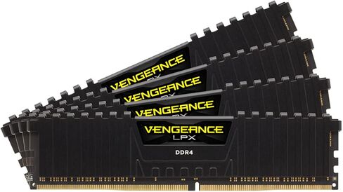 Corsair VENGEANCE LPX DDR4 RAM 32GB (2x16GB) 3200MHz CL16 Intel XMP 2.0 Computer Memory - Black (CMK32GX4M2E3200C16) in Kuwait