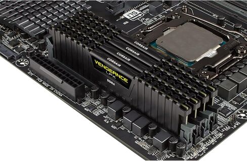 Corsair VENGEANCE LPX DDR4 RAM 32GB (2x16GB) 3200MHz CL16 Intel XMP 2.0 Computer Memory - Black (CMK32GX4M2E3200C16) in Kuwait