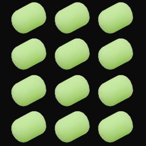 100PCS 4.7mmx6.2mm Fishing Accessories Fishing Bait Eggs Soft Rubber Fishing Beads Round Fishing Beads with Fishing Tackle in Saudi Arabia