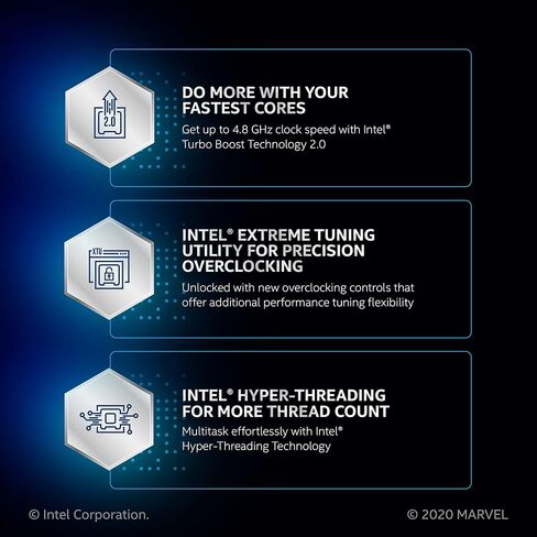 Intel® Core™ i5-10600K Desktop Processorfeaturing Marvel's Avengers Collector's Edition Packaging 6 Cores up to 4.8 GHz Unlocked LGA1200 (Intel® 400 Series chipset) 125W in Saudi Arabia