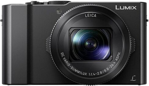 Panasonic LUMIX LX10 4K Digital Camera, 20.1 Megapixel 1-Inch Sensor, 3X LEICA DC VARIO-SUMMILUX Lens, F1.4-2.8 Aperture, POWER O.I.S. Stabilization, 3-Inch LCD, DMC-LX10K (Black) in Saudi Arabia