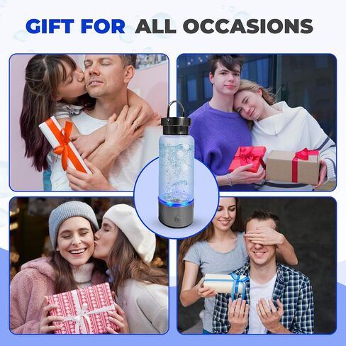 مياه الهيدروجين المتقدمة من HydroBottle مع مقياس TDS، وخطاف متين، وغطاء واقٍ - ترطيب معزز أثناء التنقل in Saudi Arabia