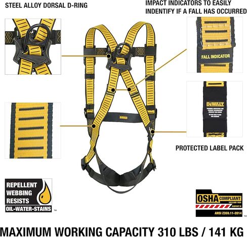 DEWALT 5-Point Fall Protection Harness in Saudi Arabia