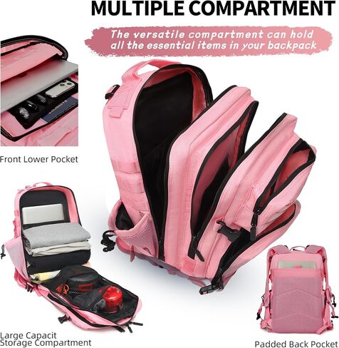 35L Military Tactical Backpack with Molle System for Women Men Assault Pack Daypacks for Gym Outdoor Backpacks (Neopard) in Saudi Arabia
