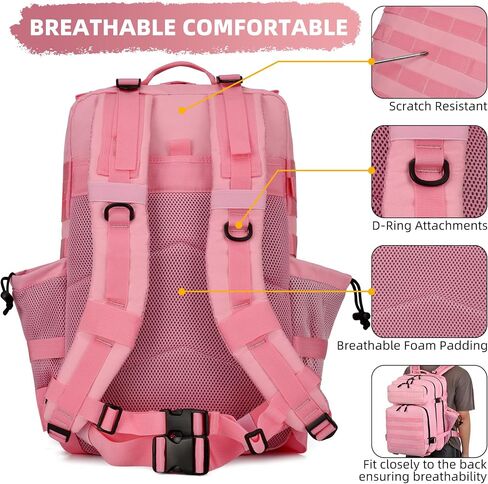 35L Military Tactical Backpack with Molle System for Women Men Assault Pack Daypacks for Gym Outdoor Backpacks (Neopard) in Saudi Arabia