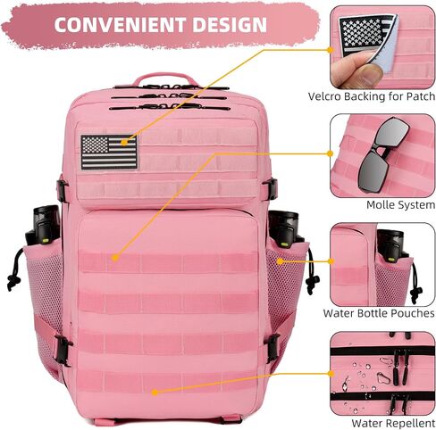 35L Military Tactical Backpack with Molle System for Women Men Assault Pack Daypacks for Gym Outdoor Backpacks (Neopard) in Saudi Arabia