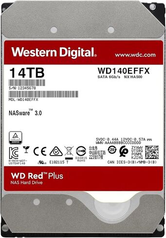 ويسترن ديجيتال WD NAS 5400 RPM Class SATA 6 Gb/s CMR MB Cache 3.5 بوصة محرك كمبيوتر أو وحدة تخزين in Kuwait