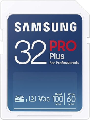 بطاقة ذاكرة SD كاملة الحجم من سامسونج PRO Plus SDXC سعة 256 جيجابايت مع محول، تدعم فيديو 4K UHD، وتوسيع التخزين لمحترفي الوسائط الرقمية والمصورين، MB-SD256K/AM in Saudi Arabia