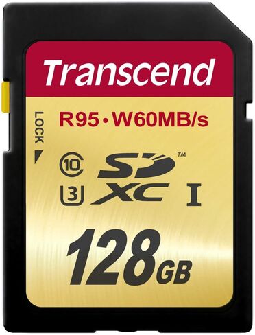Transcend 64 GB High Speed 10 UHS-3 Flash Memory Card 95/60 MB/s (TS64GSDU3),Gold in Kuwait