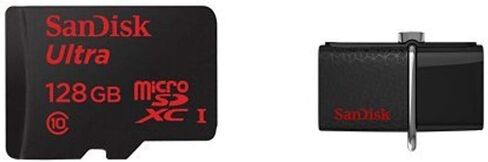 SanDisk Ultra 32GB microSDHC UHS-I Card with Adapter, Silver, Standard Packaging (SDSQUNC-032G-GN6MA) in Saudi Arabia