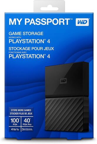 WD 2TB My Passport Game Storage Works with PS4 - USB 3.0 - WDBZGE0020BBK-NESN in Saudi Arabia