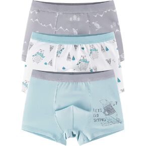 CC&La Dame Underwear Brief Boys Boxer Briefs 5-pack Cotton Underwear Boxers Boy 2-8 Years