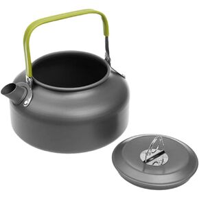 1.2L Outdoor Teapot Water Bottle Aluminum Alloy Cookware Camping Cooking Picnic Tableware Kettle Pot for Outdoor Hiking