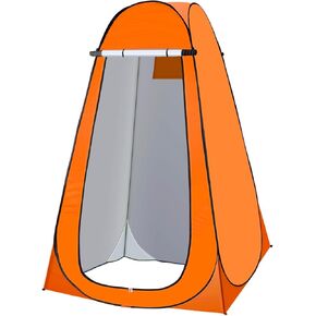 Portable Pop up Dressing/Changing Tent Beach Toilet Shower Changing Room Outdoor Shelter with Carrying Bag Gigatent Privacy Shelter Tent (Orange)