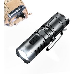 klarus XT1C Pro Helmet Tactical Flashlight, 1000 Lumens Bright Hard Hat Light, with Helmet Mount, One Click Fast Response, Military Accessories for Firefighter, Police and Guard