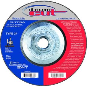 Abrasive Cut-Off Wheel, 60 Grit