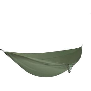 Camping Hammock - Ultralight Double Hammock with Wiregate Carabiners - Supports 2 Person up to 550 LBS - Portable Hammocks for Outside, Patio and Travel (No Tree Straps) Forest Green