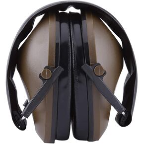Fafeicy Shooting Ear, Professional Electronic Shooting Earmuffs with Sound Amplification and Suppression(Green), Earmuffs