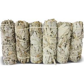 Bholi Sage Plus Sage Smudge Kit for Cleansing Negative Energy, Home and Creating The Energy of Happiness Rosemary & Lavender Sage Smudge Sticks with White Sage Pack of 3