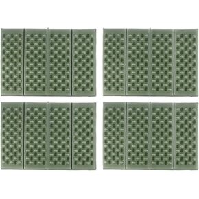 Sosoport 4pcs Camping Mat Outdoor Foam Camping Pad Folding Camping Foam Pad Foldable Stadium Bleacher Seat Cushion Waterproof Hiking Picnic Sit Pad