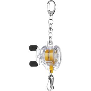 1 pcs Compact Retractable Fishing Reel Keychain – Durable, Portable Key Holder & Stylish Angler’s Accessory