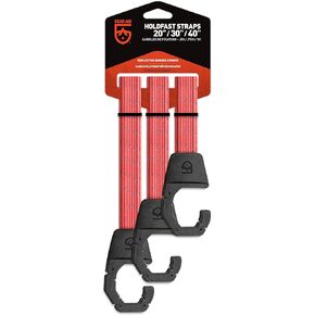 GEAR AID Holdfast Bungee Strap, Organize Your Garage and Gear for Biking, Camping, Hunting, Exercise, Paddling and More, Orange Reflective