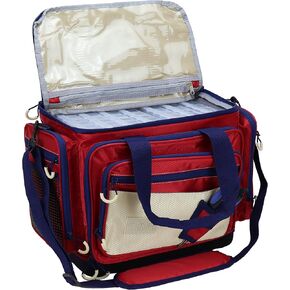 OSAGE RIVER Fishing Tackle Bag with Tackle Boxes, Saltwater Fishing Gear Bag, Tackle Box Organizer with Waterproof Non-Slip Bottom, Padded Shoulder Strap, and Fishing Pliers, Fishing Gifts for Men