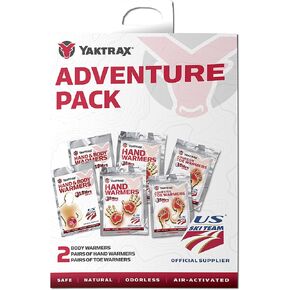 Yaktrax Hand Warmer, Body Warmer, and Toe Warmer Adventure Pack